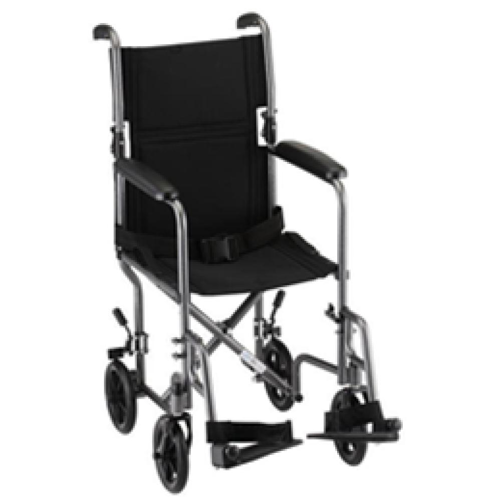 Image for product - 17 inch Steel Transport Chair in Hammertone