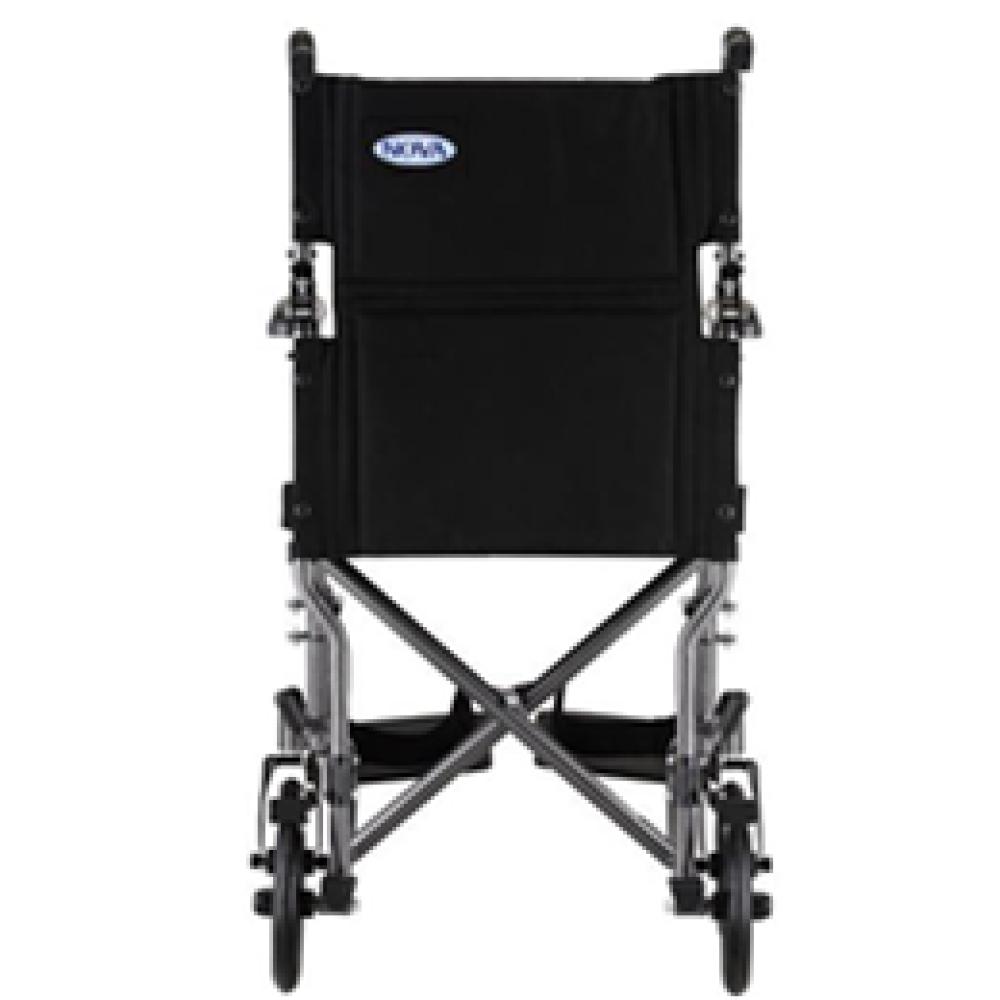 Image for product - 17 inch Steel Transport Chair in Hammertone Image for product - 17 inch Steel Transport Chair in Hammertone