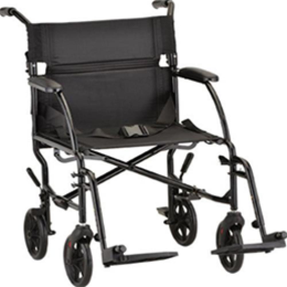 Image for product - 18 inch Ultra Lightweight Transport Chair Image for product - 18 inch Ultra Lightweight Transport Chair