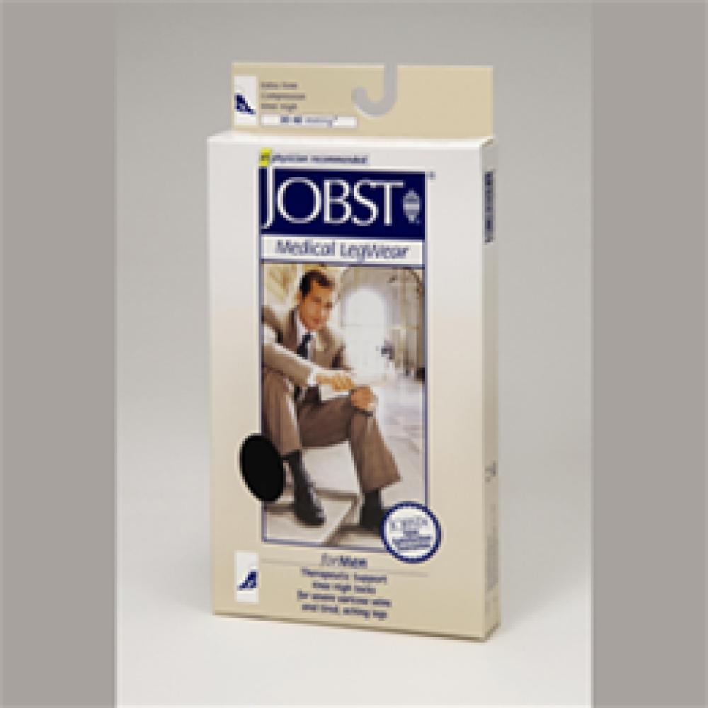 Image for product - Jobst for Men 30-40 mmHg Closed Toe Knee High Ribbed Compression Socks