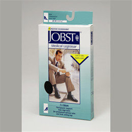Image for product - Jobst for Men 20-30 mmHg Closed Toe Knee High Ribbed Compression Socks