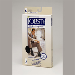 Image for product - Jobst for Men 30-40 mmHg Closed Toe Knee High Ribbed Compression Socks thumbnail